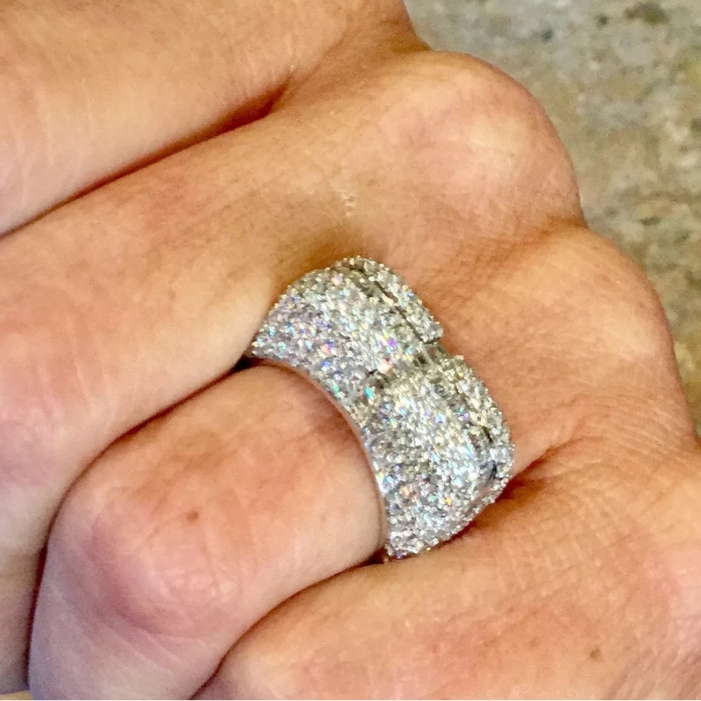 Neda Behnam Couture 18K WG 3.97 CT VS Diamond Ring - Picture 8 of 8